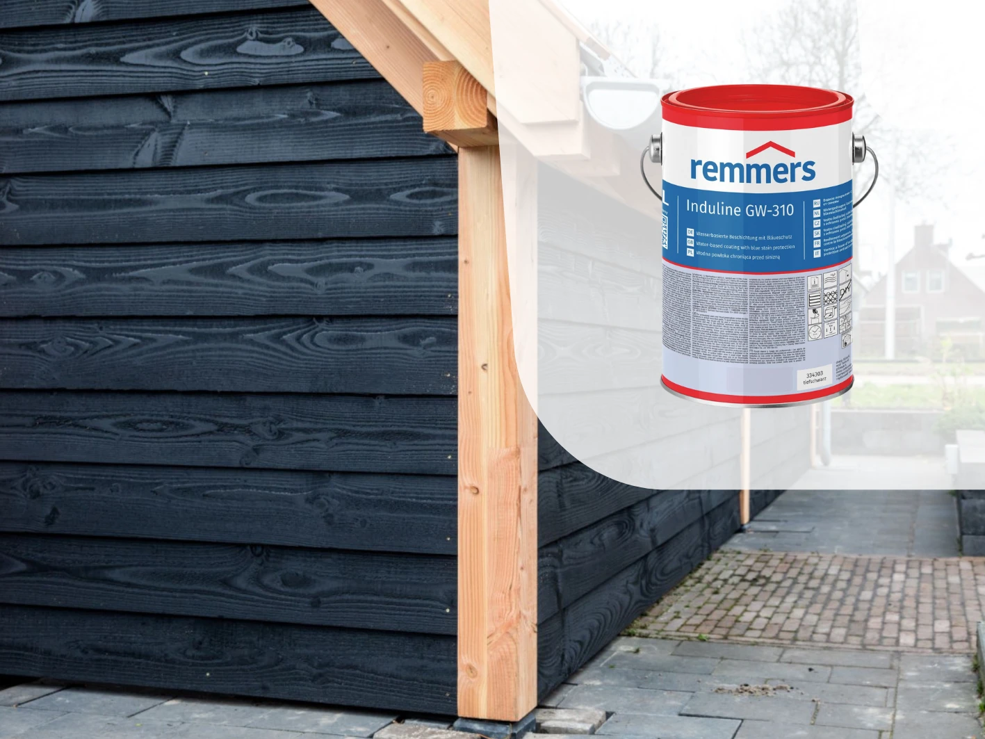 Remmers Induline GW-310 Zwart 5 Liter - Afbeelding 1